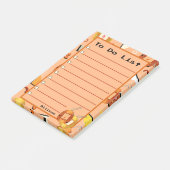 かわいいオレンジタマゴッチ ポストイット (アングル)