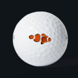 かわいいオレンジピエロフィッシュゴルフボール ゴルフボール<br><div class="desc">ピエロのゴルフボール。熱帯魚の愛好家、水中競技動物愛好家、水族館の愛好家のための完璧な贈り物。</div>