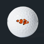 かわいいオレンジピエロフィッシュゴルフボール ゴルフボール<br><div class="desc">ピエロのゴルフボール。熱帯魚の愛好家、水中競技動物愛好家、水族館の愛好家のための完璧な贈り物。</div>