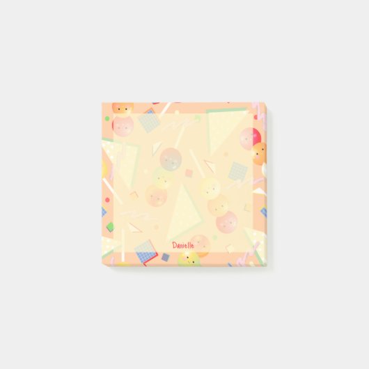 かわいいオレンジ団子 ポストイット (正面)