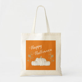 かわいいオレンジ色のかぼちゃ ハッピー ハロウィン トートバッグ