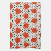 かわいいオレンジ色のキッチンタオル キッチンタオル (縦)