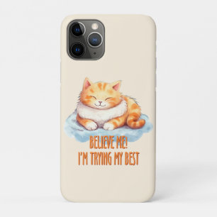 かわいいオレンジ色のタビー猫 – やってみる最高のの iPhone 11 PROケース