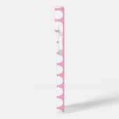 かわいいオレンジ色の子猫の花パーソナライズされた Case-Mate iPhoneケース (裏面 / 左)