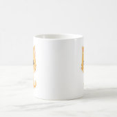 かわいいオレンジ色の子猫 コーヒーマグカップ (中央)