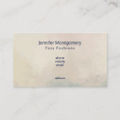 かわいいオレンジ色の漫画スケッチのキツネ眠る 名刺 (裏面)