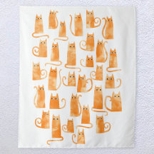 かわいいオレンジ色の猫