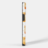 かわいいオレンジ色の猫 iPhoneケース (右側面)