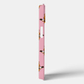 かわいいオレンジ色の白遊猫のギター漫画 Case-Mate iPhoneケース (裏面 / 右)