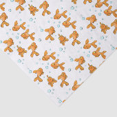 かわいいオレンジ色の金魚の漫画イラストレーション 薄葉紙 (詳細)