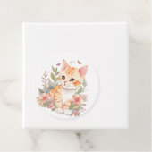 かわいいオレンジ虎猫キッテンサンキュー フェイバータグ (インサイチュ)