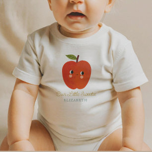 かわいいオレンジ ベビーTシャツ