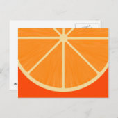 かわいいオレンジsSliceの郵便はがき ポストカード (正面/裏面)