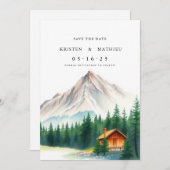 かわいいオンライン山 セーブザデート (正面/裏面)