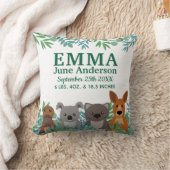 かわいいオーストラリアの動物のベビーコーナー クッション (ブランケット)