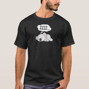 かわいいオーストラリアの動物の愛おもしろいアイディア眠る子 Tシャツ