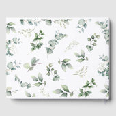 かわいいオーストラリアの動物緑の少年の赤ちゃんシャワー ゲストブック (裏面)