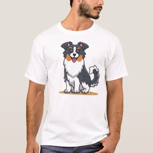 かわいいオーストラリアの羊飼い–23145 Tシャツ (正面)