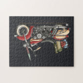 かわいいオートバイ ジグソーパズル (横)