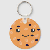かわいいオートミールのレーズンクッキー キーホルダー (正面)