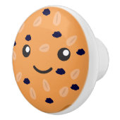 かわいいオートミールレーズンクッキー セラミックノブ (右)