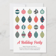 かわいいオーナメントクリスマスパーティー