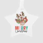 かわいいオーナメント – メリークリスマス オーナメント (裏面)