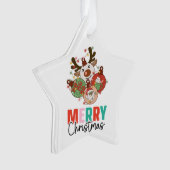 かわいいオーナメント – メリークリスマス オーナメント (正面)