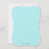 かわいいオーボーイブラックグラスベビーシャワー招待状 招待状 (裏面)