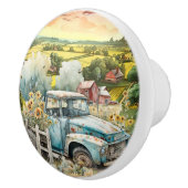 かわいいオールドカントリートラック セラミックノブ (右)