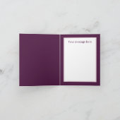 かわいいオールドレディのメッセージを追加 カード (内部)