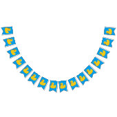 かわいいカイトラバーダッキー（アヒルちゃん） バンティングフラッグ (全)