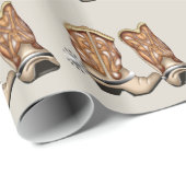 かわいいカウボーイのブーツ ラッピングペーパー (ロールコーナー)