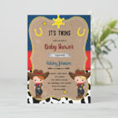 かわいいカウボーイの双子が誘う 招待状 (スタンド正面)