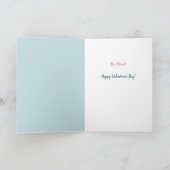 かわいいカウボーイキッズバレンタイン シーズンカード (内部)