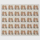 かわいいカウボーイブーツ ラッピングペーパー (フラット)