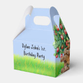 かわいいカウボーイ農家1st.誕生日パーティー フェイバーボックス (裏面サイド)