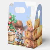 かわいいカウボーイ農家1st.誕生日パーティー フェイバーボックス (オープン)