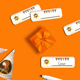 かわいいカウボーイ野生の西 名札