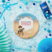 かわいいカウボーイ1st誕生日パーティー ペーパープレート (パーティー)