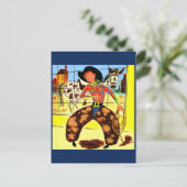 かわいいカウボーイ ポストカード (スタンド正面)