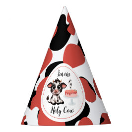 かわいいカウワンファースト誕生日 パーティーハット