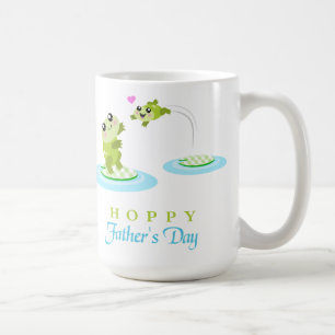 かわいいカエルおめでとう父の日 コーヒーマグカップ