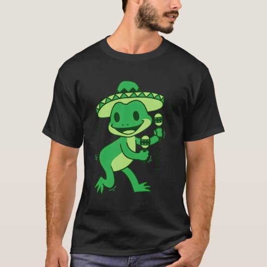 かわいいカエルかわいい日本の動物 Tシャツ (正面)