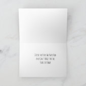 かわいいカエルとおめでとうビーチ カード (内部)