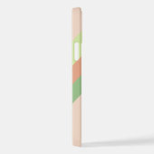 かわいいカエルとキノコの漫画 |名前 iPhoneケース (右側面)