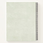 かわいいカエルのぬいぐるみを持つ女の子 ファンシー ノートブック (裏面)