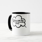 かわいいカエルのコーヒーマグ マグカップ (正面左)