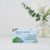 かわいいカエルのプロフィールカード 名刺 (スタンド正面)