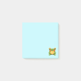 かわいいカエルのポストイットノート ポストイット